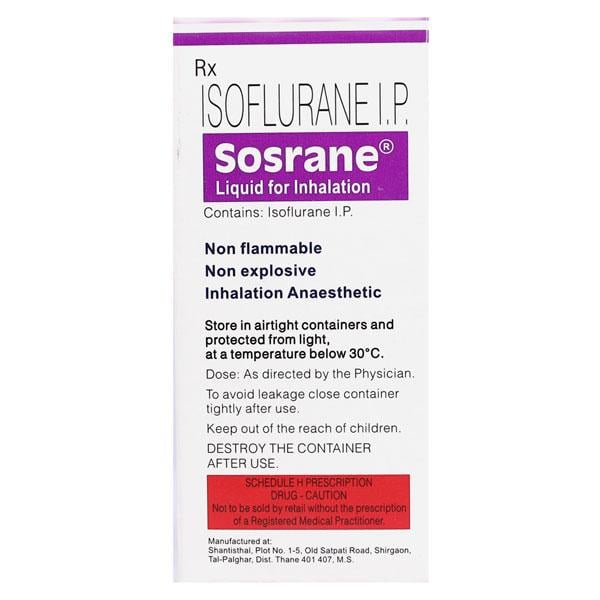 Sosrane Liquid 30ml - Anaesthesia - Local-Ana