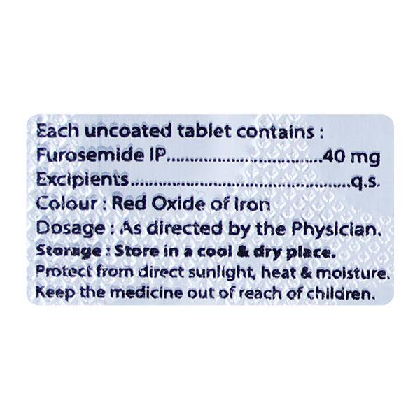 LASIWIN 40mg Tablet 10's - Hypertension-Diu