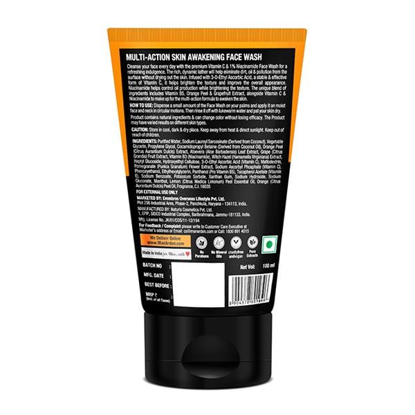 Man Arden Daily Multi-Action Skin Awakening Face Wash 100 ml - Face Washes