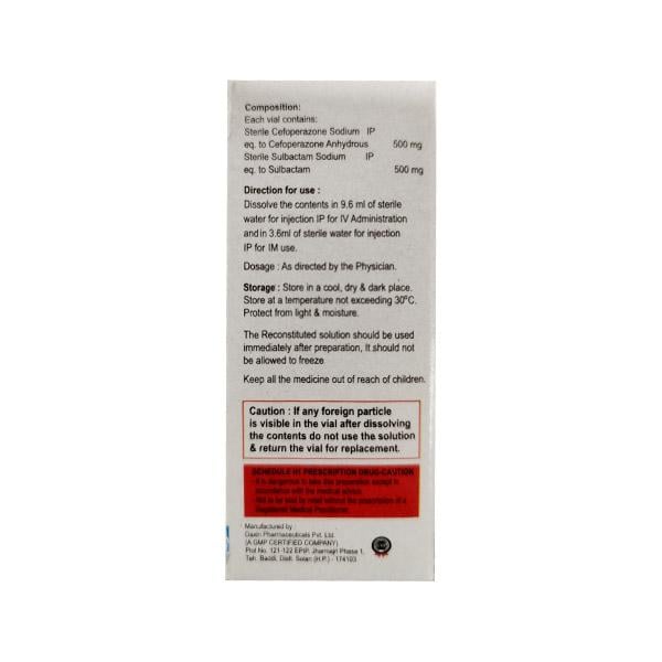 CEFPROVAC S 1 Injection 1's - Bacterial Infections-Cep