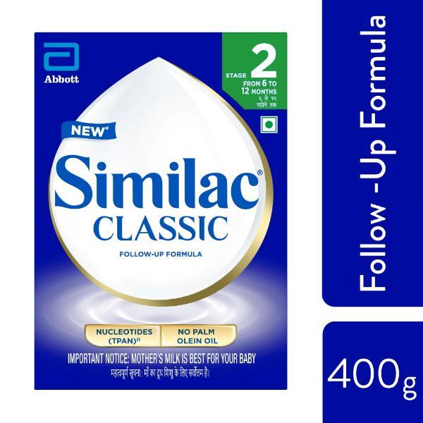 Netmeds | Similac Classic Follow-Up Formula Stage 2 Powder (6 to 12 months) Refill Pack 400 g
