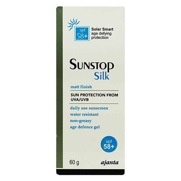 Netmeds | SUNSTOP SILK SPF 58+ MATT FINISH & NON GREASY Gel 60gm