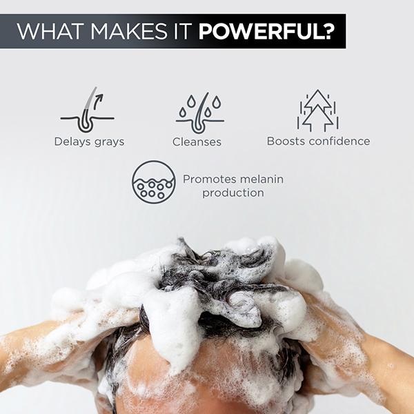 The Man Company Anti-Graying 2-In-1 Formula Shampoo & Conditioner 200ml - Shampoos