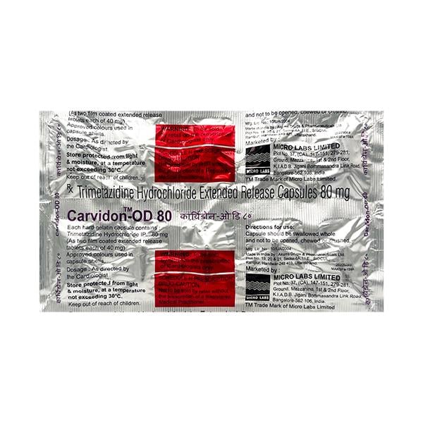 Netmeds | CARVIDON OD 80 Capsule 10's