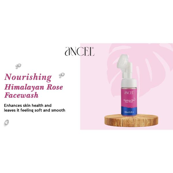 Ancel Himalayan Rose Foaming Face Wash 100 ml - Face Washes