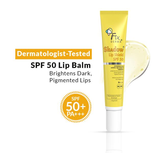 Netmeds | Fixderma Shadow SPF 50 Lip Shield PA+++ UVA & UVB Cream 15g