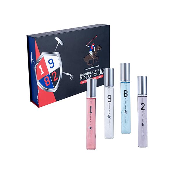 Beverly Hills Polo Club Eau De Toilette + Key Chain 16ml each 4's - Men Perfumes (Edt/Edp)