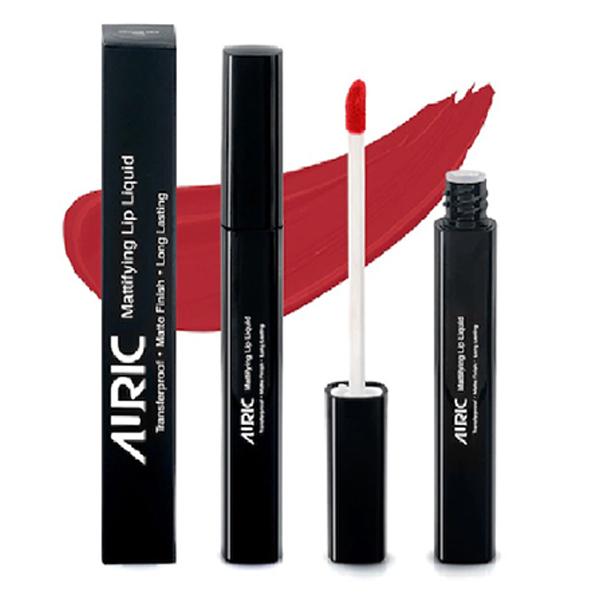 Netmeds | Auric Mattifying Lip Liquid Red Potion 3313 4 ml
