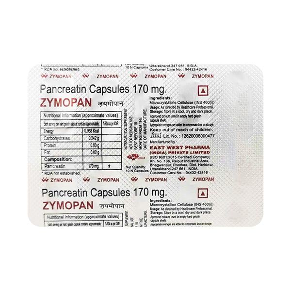 Netmeds | Zymopan Capsule 10'S