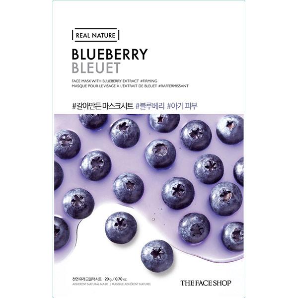 Netmeds | The Face Shop Real Nature Blueberry Face Mask 20 Gm