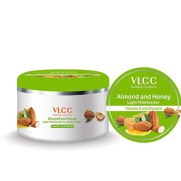 Netmeds | VLCC Almond And Honey Light Moisturizer Vitamin E & Glycerin For All Skin Types 200gm