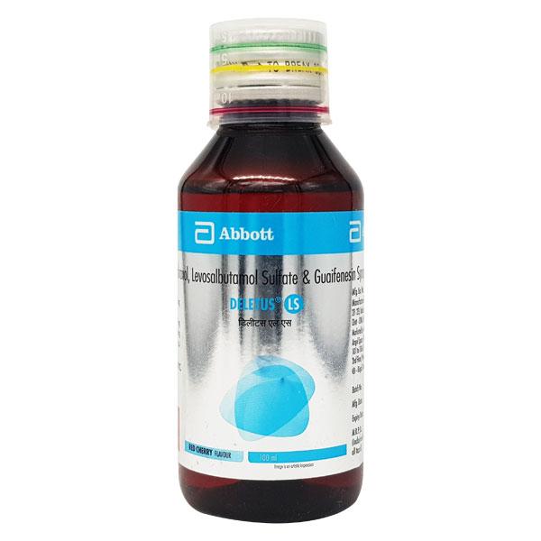 DELETUS LS RED CHERRY FLAVOUR Syrup 100ml - Asthma/COPD-Ast