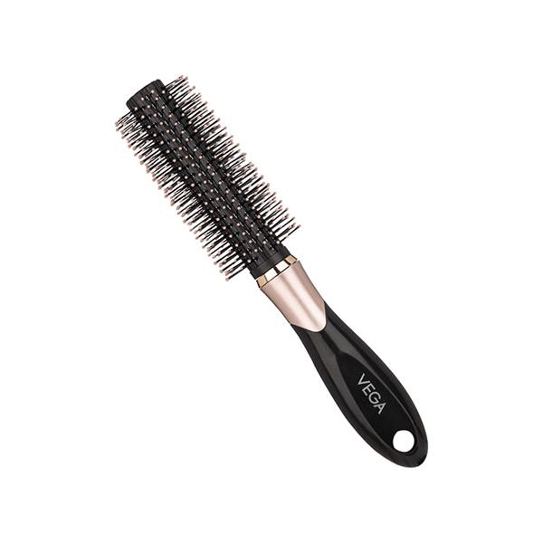Netmeds | Vega Round Hair Brush for Men and Women, Reduces Snags, Detangle and Tangles (E34-RB) 65 gm