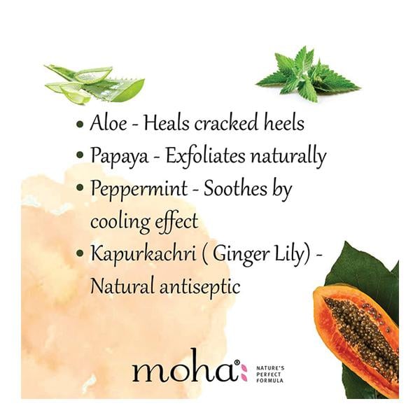 Moha Foot Care Cream 100 gm (Buy 1 Get 1 Free) - Foot Creams & Lotions