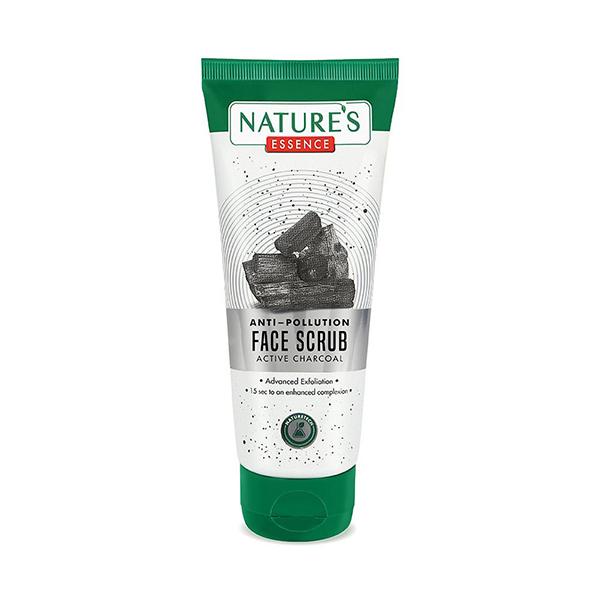 Nature's Essence Anti Pollution Charcoal Face Scrub 65 ml - Face Scrubs