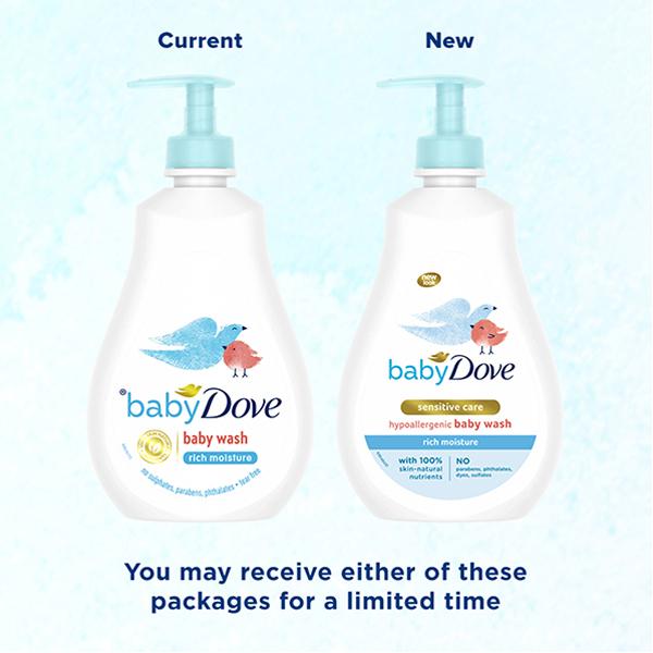 Baby Dove Rich Moisture Hypoallergenic Body Wash 400 ml - Creams, Lotions & Oils