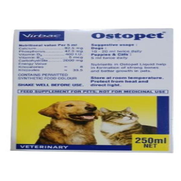 Virbac Ostopet Syrup 250 ml - Pet Healthcare