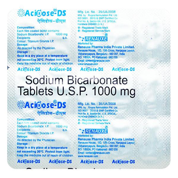 ACIDOSE DS Tablet 15's - Supplements-Ele