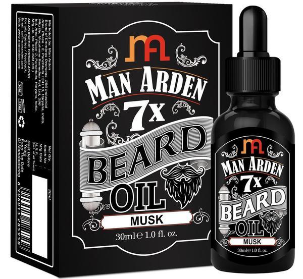 Netmeds | Man Arden 7X Beard Oil - Musk 30 ml