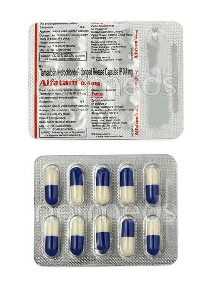 Alfatam 0.4mg Capsule 10'S - Bladder And Prostate Disorders-Dru