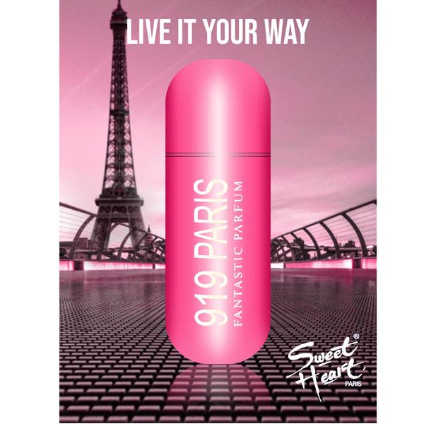 Sweet Heart JBJ Perfume 919 Paris Pink Eau De Parfum (small) 50 ml - Perfumes (Edt/Edp)