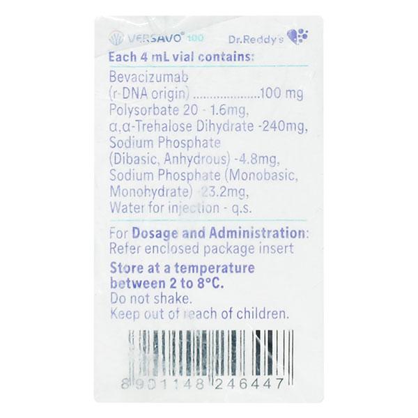 VERSAVO 100mg Injection 4ml - Cancer Oncology-Tar