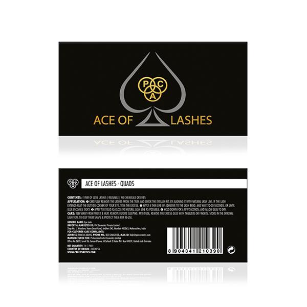 Pac Ace Of Lashes - Quads 1's - Eyelashes