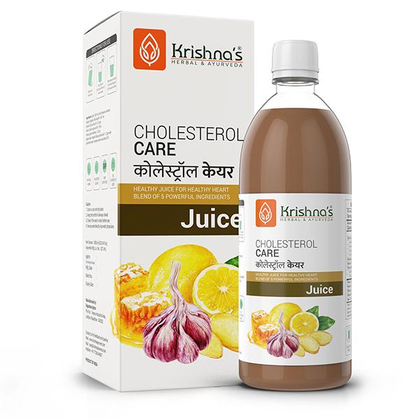 Krishna's Herbal & Ayurveda Cholesterol Care Juice 500 ml - Ayurvedic Juices