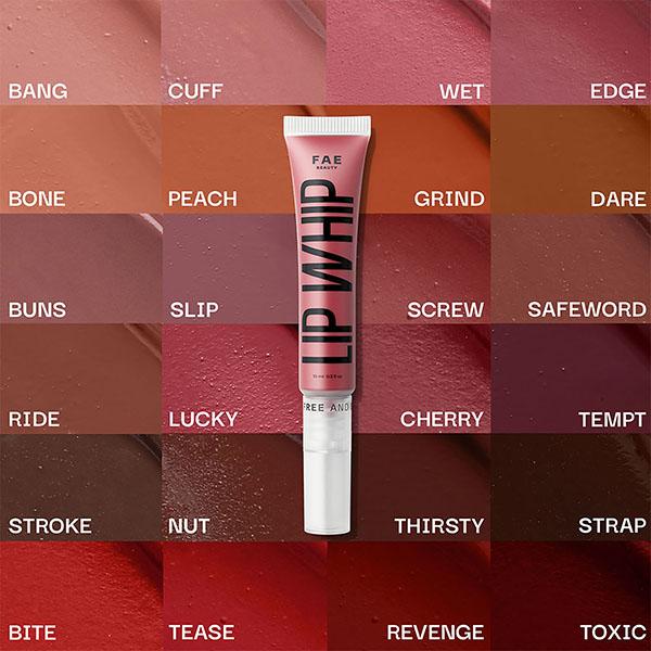Fae Beauty Lip Whip Matte Liquid Lipstick, Non Drying, Enriched with Vitamin E and Cherry Coffee - Edge 10 ML - Liquid Lipsticks