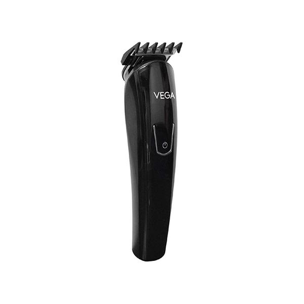 Netmeds | Vega T2 Beard Trimmer for Men with 2 Comb Attachment- 0.5mm - 3mm, 45 Mins Runtime, Black (VHTH-14) 1's