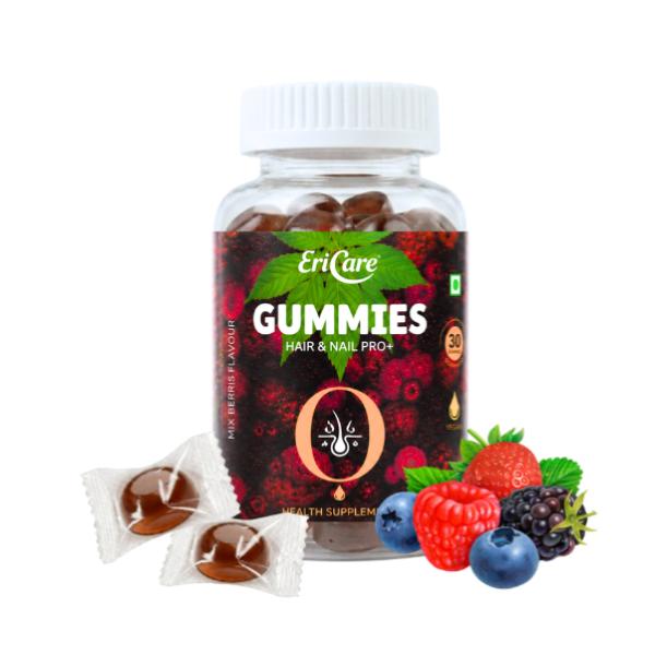 Netmeds | Ericare Hair And Nail Pro+ Gummies 30 s