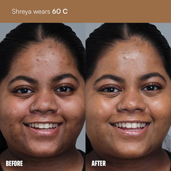 FAE Beauty Face Card Serum Skin Tint- Skin-like Foundation, Shade - 60C - Cool 30 ml - Foundation