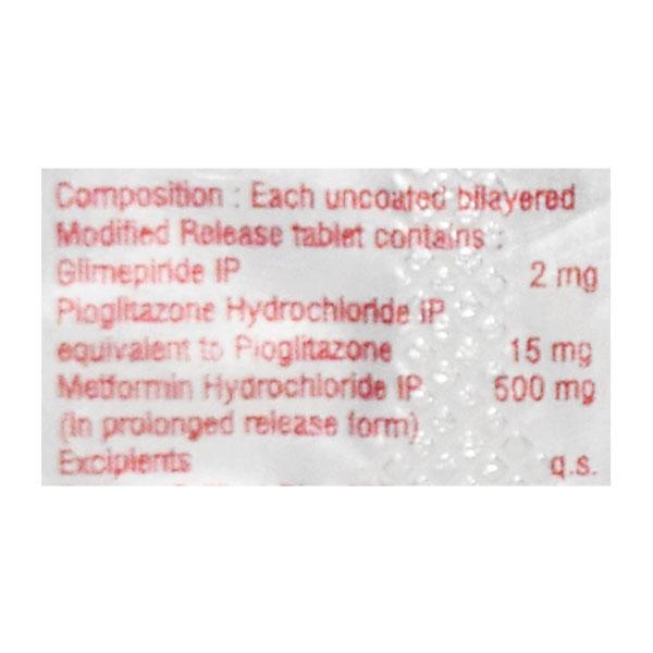 Xilia MP 2mg Tablet 10'S - Diabetes-Ant