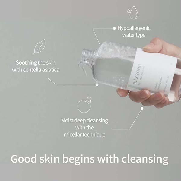 Mixsoon Centella Cleansing Water 300 ml - Make Up Removers