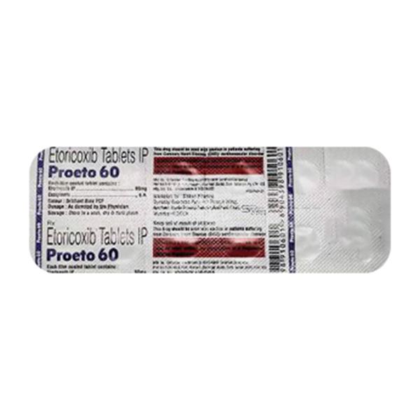PROETO 60 Tablet 10's - Pain relief-Nsa