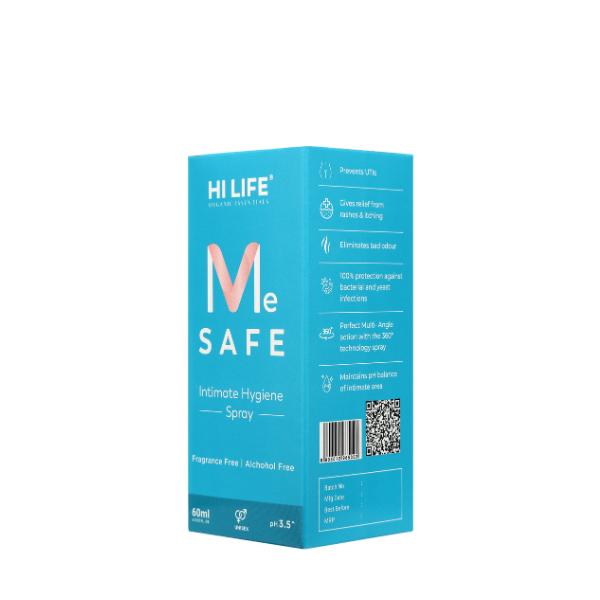 Hi Life Me Safe Intimate Hygiene Spray 60 ml - Intimate Hygiene