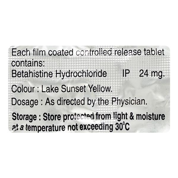 Bvert OD 24mg Tablet 10'S - Vertigo-Ant