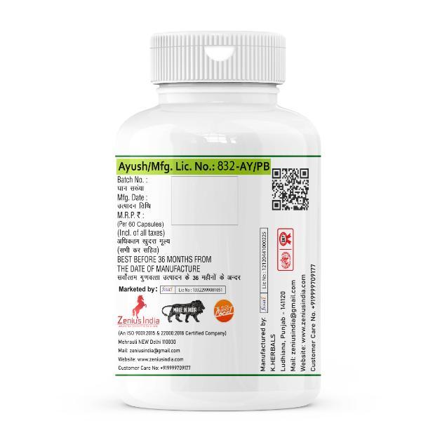 Zenius Slim Fit Capsule 60's - Personal Care (Ayush)