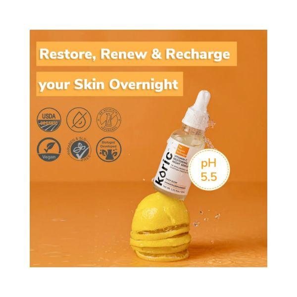 Koric Vitamin C Restoring Night Serum 30 ml - Face Serum