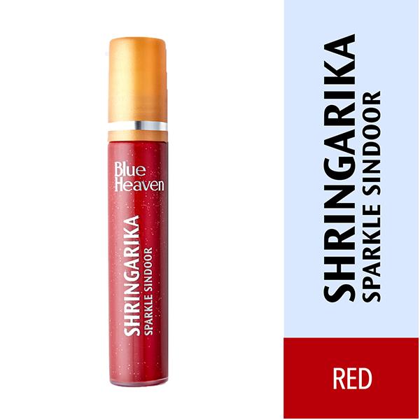 Netmeds | Blue Heaven Shingarika Sparkle Sindoor, Red 9 ml
