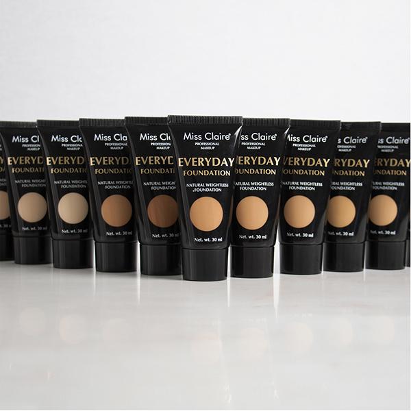 Miss Claire Everyday Foundation Natural Weightless BE-01 Soft Beige 30ml - Foundation