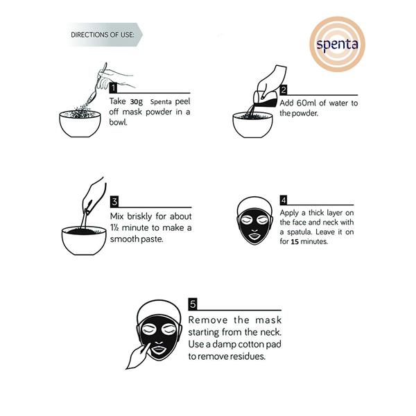 Spenta Algae Peel Off Mask (Pack of 3 x 30 gm) - Masks & Peels