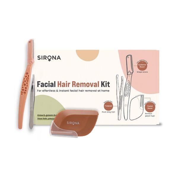 Netmeds | Sirona Reusable Facial Hair Removal Kit (Pack of 3) 1's