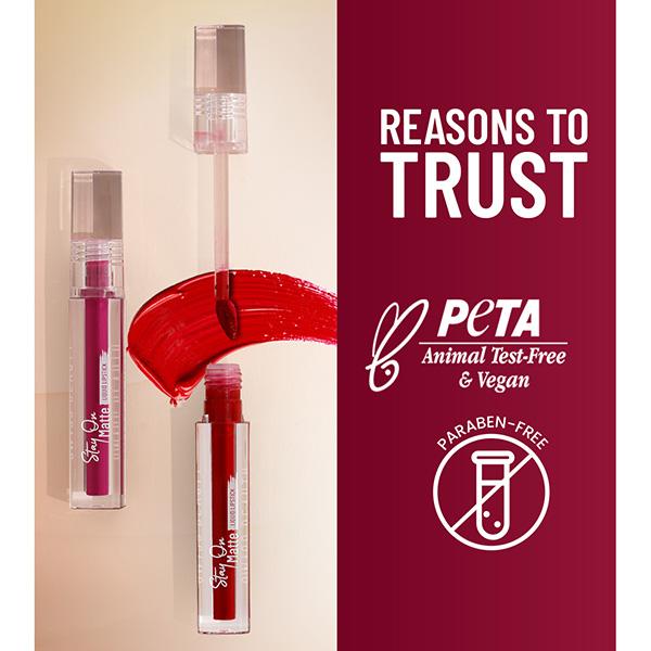 Swiss Beauty Stay On Matte Liquid Lipstick-Brown Syrup 2 gm - Liquid Lipsticks