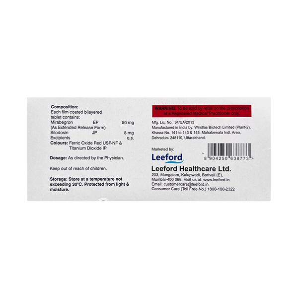 SILDOHYP M 50 Tablet 10's - Bladder And Prostate Disorders-Dru