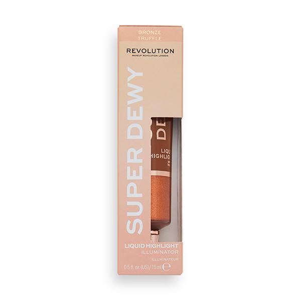 Makeup Revolution Superdewy Liquid Highlighter Bronze Truffle 15 ml - Highlighters & Illuminators