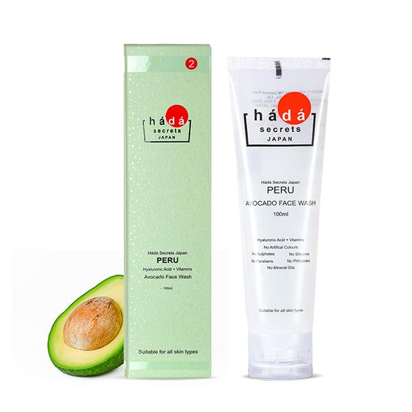 Hada Secrets Japan Peru Avocado Facewash 110 ml