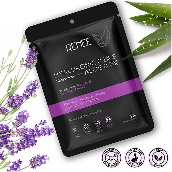 Renee Hyaluronic Acid and Aloe Sheet Mask 20 ml - Sheet Masks