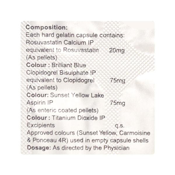 Cardirose Gold 20mg Capsule 10'S - High Cholesterol-Dys