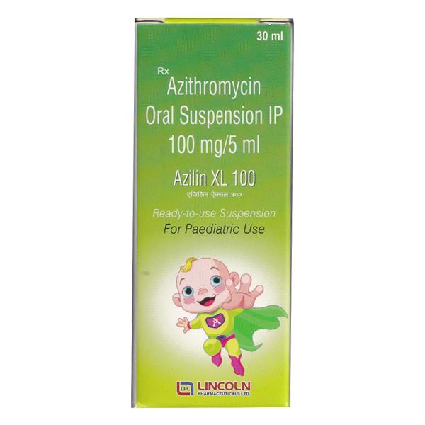 AZILIN XL 100 Oral Suspension 30ml - Bacterial Infections-Mac